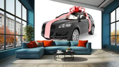 Expensive car for sale or gift Wall mural