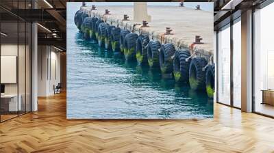 harbor pier Wall mural