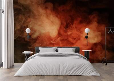 Background of abstract colored smoke. Star nebulae. Wall mural