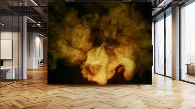 Background of abstract colored smoke. Star nebulae. Wall mural