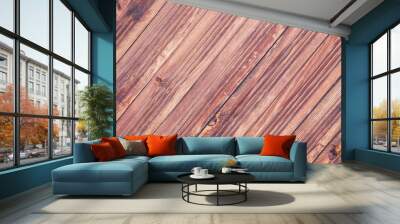 background texture of old wood Wall mural