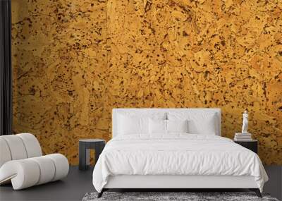 Big up the background and the surface texture of cork Board wood, a natural product of industrial Wall mural