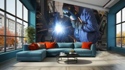 welding operator 2 Wall mural