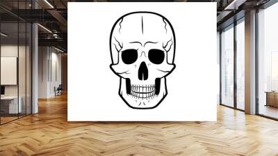 Skull Wall mural