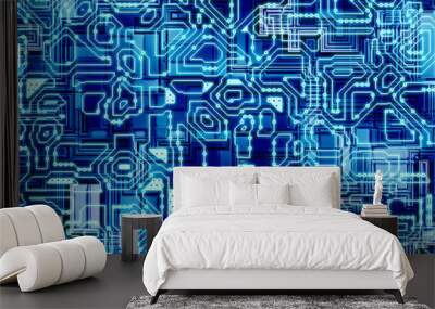 modern tech futuristic abstract backgrounds Wall mural