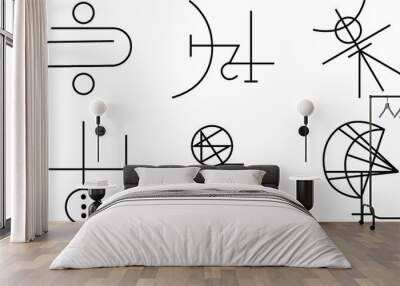 demons symbol ilustration Wall mural