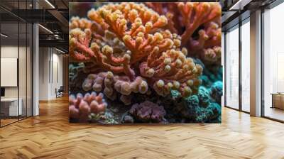 coral reef in the sea Wall mural