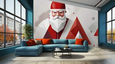 Santa christmas decoration Wall mural