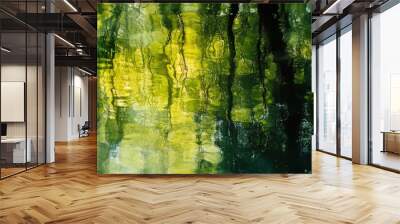 Calm rain forest abstraction  Wall mural