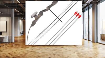 Modern Bow and Arrow Wall mural