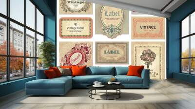 vintage labels set (vector) Wall mural