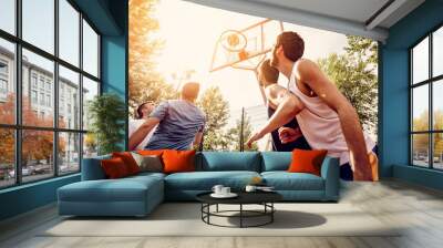 Good Basketball Game Wall mural