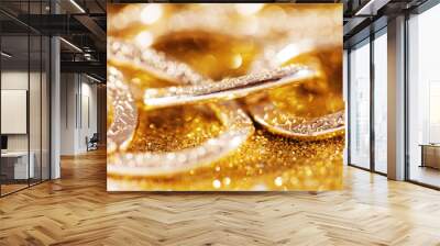 gold jewelery luxury background Wall mural