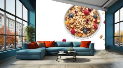 muesli transparent background Wall mural