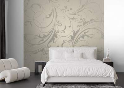 Background floral design Wall mural