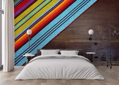 happy cinco de mayo, 5th may, party table background Wall mural