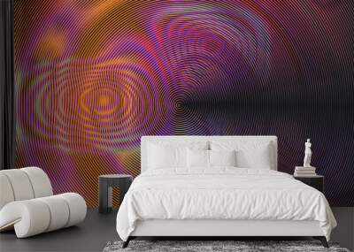 glitch distorted geometric background . modern art design . noise destroyed glitched poster . trendy Wall mural