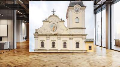 View at theChuech of Saint Ghost in the streets of Levoca, Slovakia Wall mural