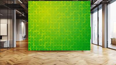 abstract green circles background Wall mural