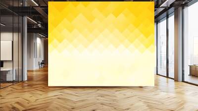 abstract tile yellow background Wall mural