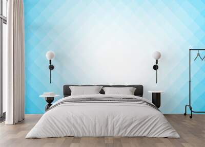 geometric blue pattern background Wall mural