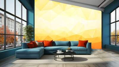 Light orange geometric background Wall mural