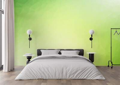 vector green geometric background Wall mural