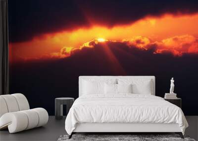 A ray of hope Wall mural