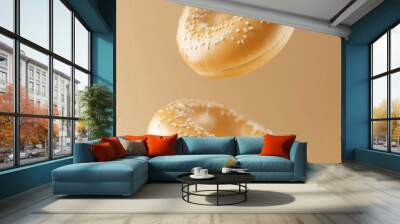 bagels Wall mural