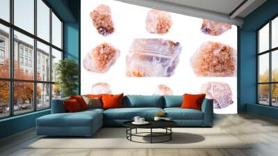 Collection of stone mineral Dolomite Wall mural