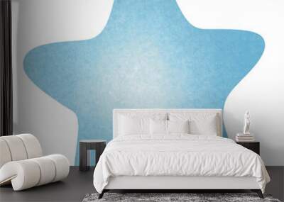 Blue star Wall mural