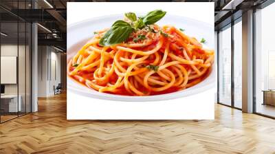 spaghetti with tomato sauce Wall mural