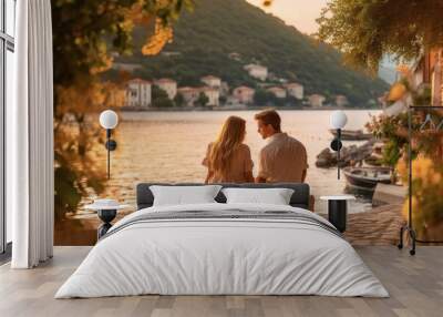 Romantic getaway Wall mural