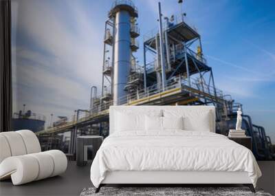 lifestyle photo Carbon capture and storage facility. Wall mural