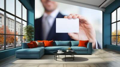 Business card Wall mural