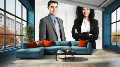 business partners Wall mural