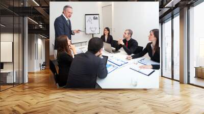 business people at work Wall mural