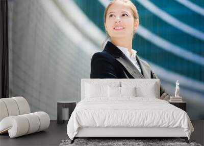 Business woman portrait Wall mural