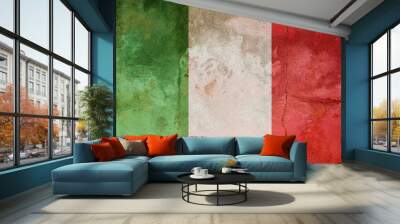 Italian flag Wall mural