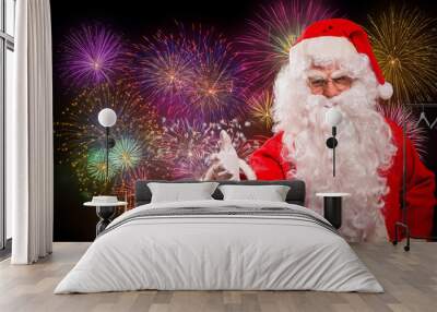 Merry Christmas and happy New Year Wall mural