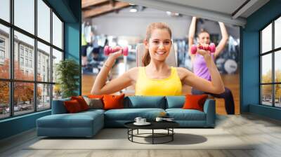 Women working out Wall mural