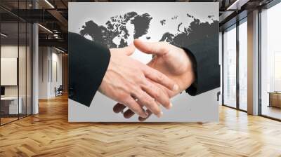 World Handshake Wall mural