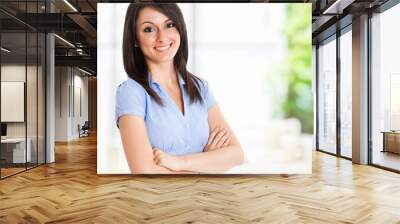 Young businesswoman portrait Wall mural