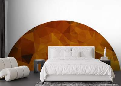 Venus. Triangle polygonal Venus in solar system planet. Low polygon vector illustration. The second planet from the Sun.After the Moon, it is the brightest natural object in the night sky.  Wall mural