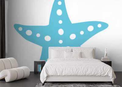 starfish icon Wall mural