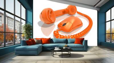 internet call Wall mural