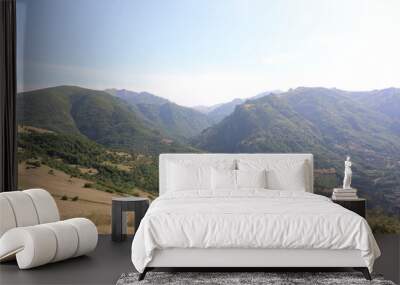 landscape with mountains Wall mural