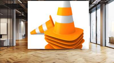 traffic cone Wall mural