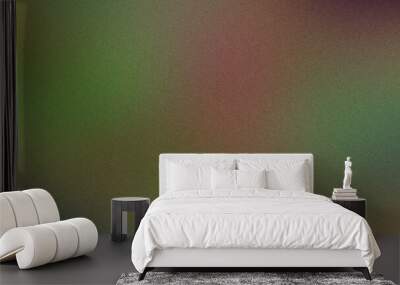 blur of greens, reds, and oranges, providing a lively backdrop for artistic endeavors Wall mural