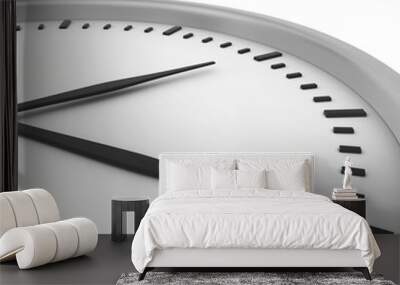 clock with arrows. abstract background. Wall mural